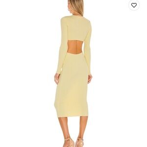 Camila Coehlo Open Back Sweater Dress Midi